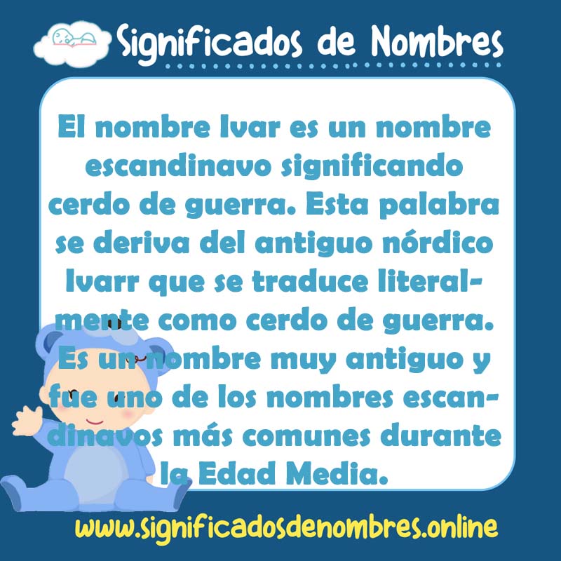 Significado y origen del nombre Ivar