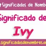 Significado de Ivy