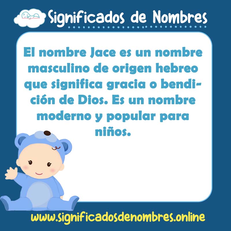 Significado y origen del nombre Jace