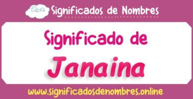 Significado de Janaina