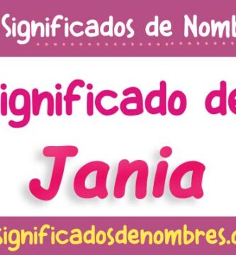 Significado de Jania