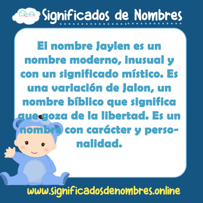Significado y origen del nombre Jaylen