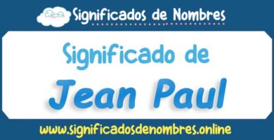 Significado de Jean Paul