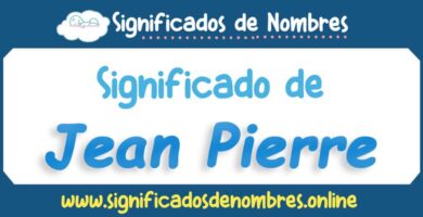 Significado de Jean Pierre
