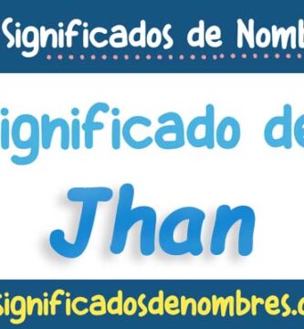 Significado de Jhan