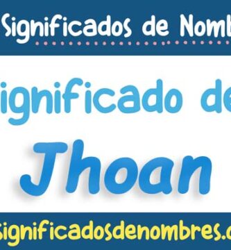 Significado de Jhoan