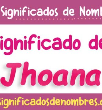 Significado de Jhoana
