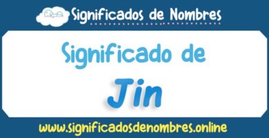 Significado de Jin