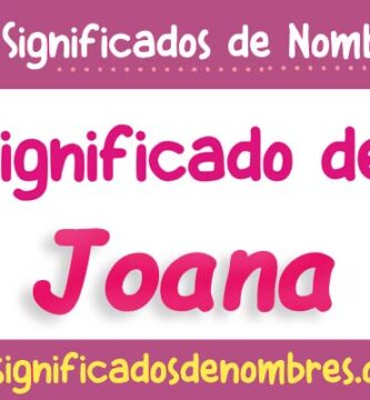 Significado de Joana