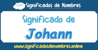 Significado de Johann