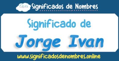 Significado de Jorge Ivan