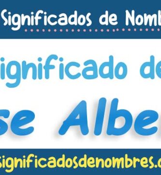 Significado de Jose Alberto