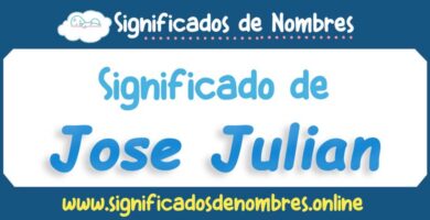 Significado de Jose Julian