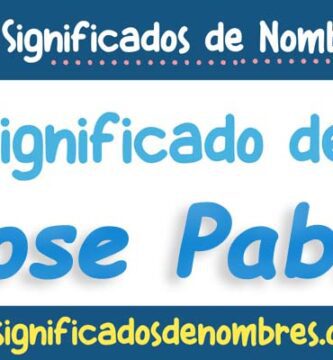 Significado de Jose Pablo