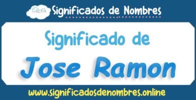 Significado de Jose Ramon