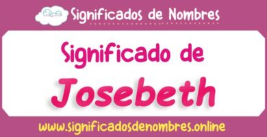 Significado de Josebeth
