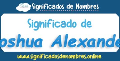Significado de Joshua Alexander