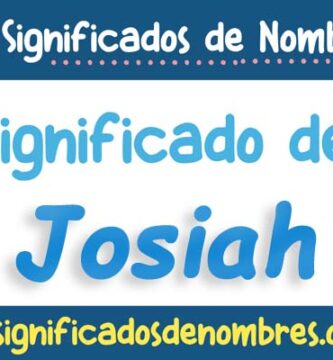 Significado de Josiah