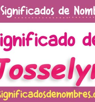 Significado de Josselyn