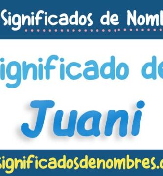 Significado de Juani