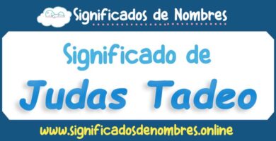 Significado de Judas Tadeo