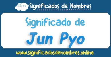 Significado de Jun Pyo