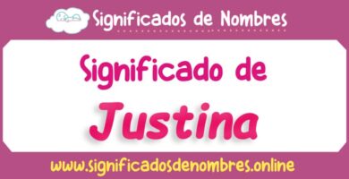 Significado de Justina