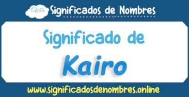 Significado de Kairo