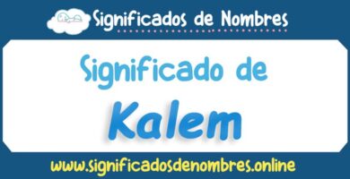 Significado de Kalem
