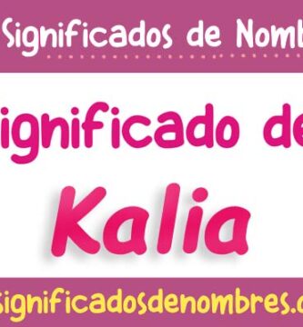 Significado de Kalia