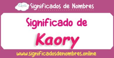 Significado de Kaory