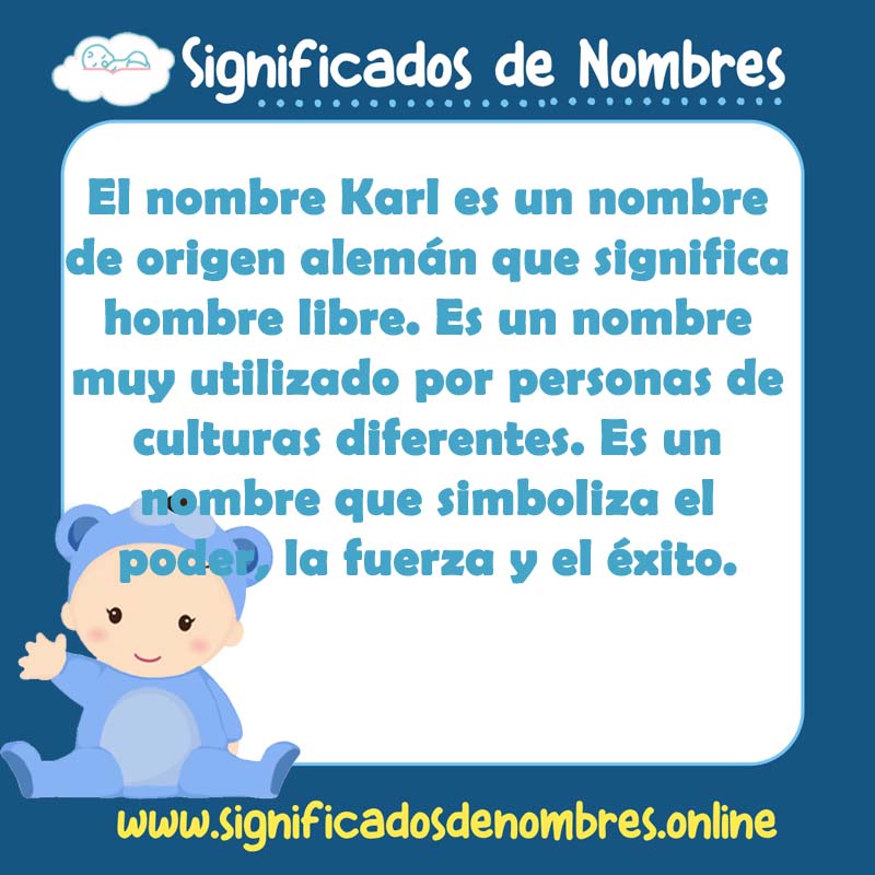 Significado y origen del nombre Karl