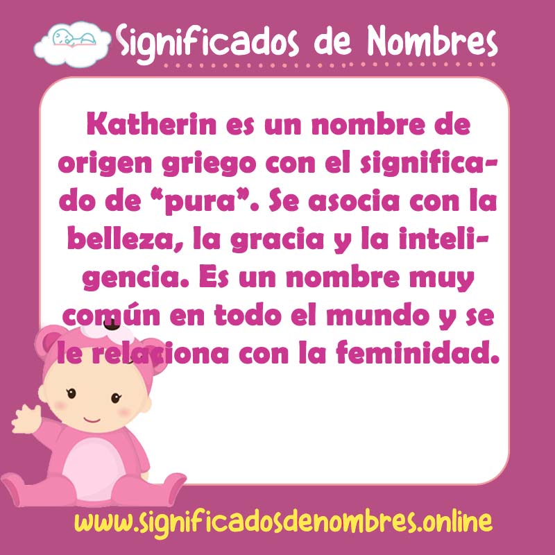 Significado y origen del nombre Katherin