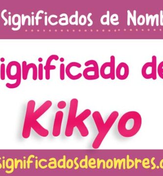 Significado de Kikyo