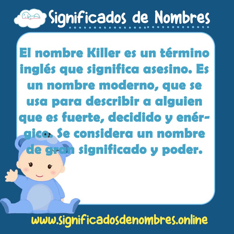Significado y origen del nombre Killer