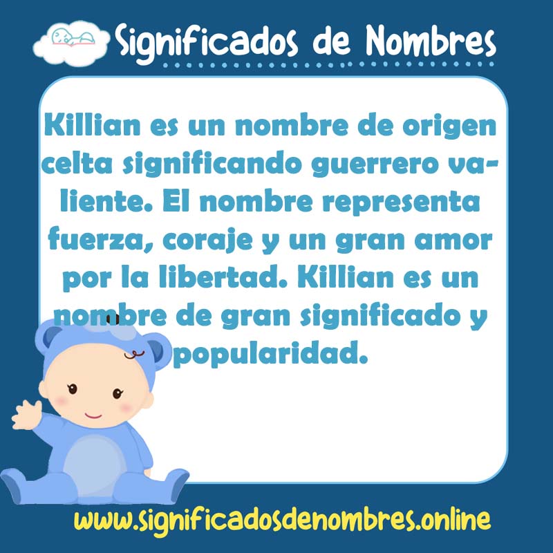 Significado y origen del nombre Killian