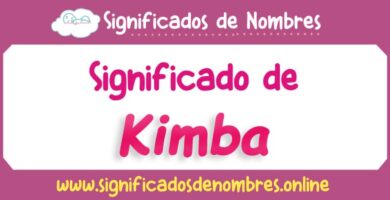 Significado de Kimba