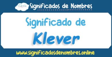 Significado de Klever