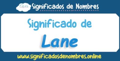 Significado de Lane