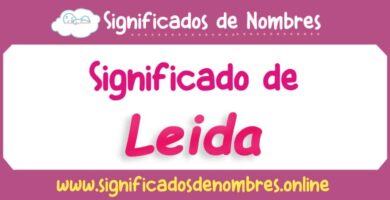 Significado de Leida