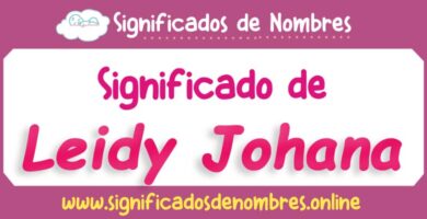 Significado de Leidy Johana