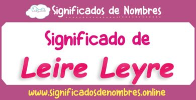 Significado de Leire Leyre