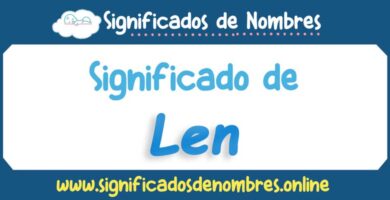 Significado de Len