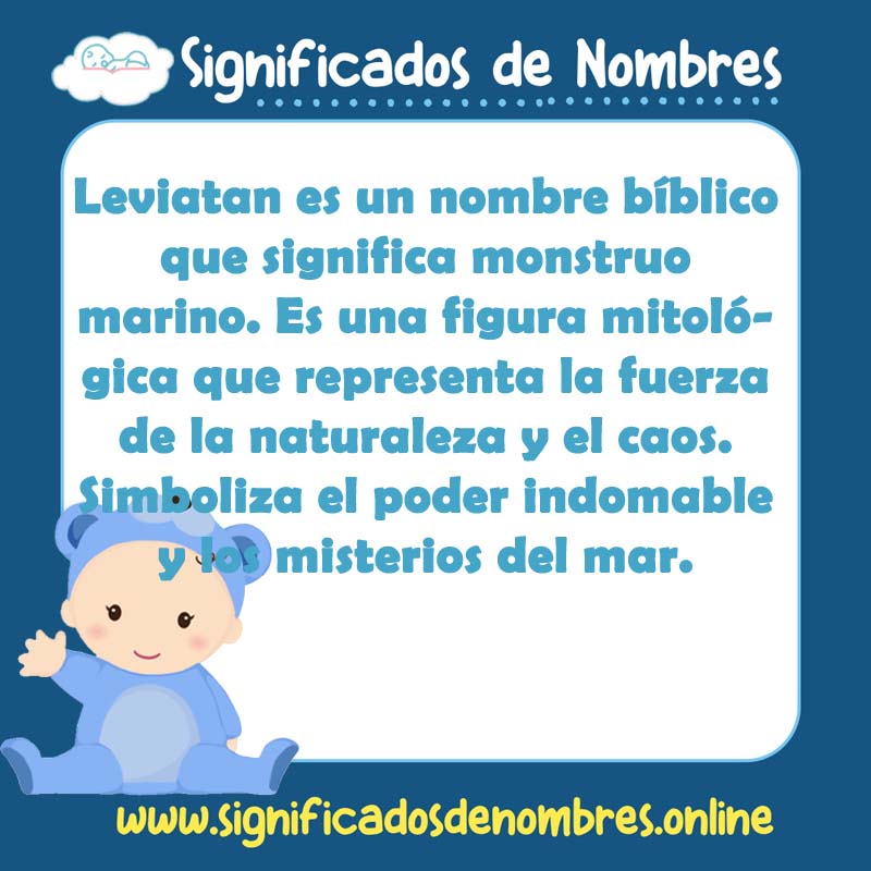 Significado y origen del nombre Leviatan