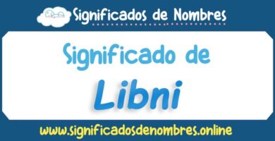 Significado de Libni