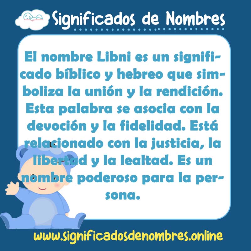 Significado y origen del nombre Libni