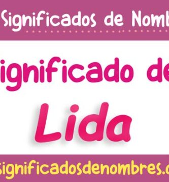 Significado de Lida