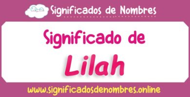 Significado de Lilah