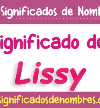 Significado de Lissy