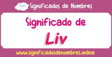 Significado de Liv